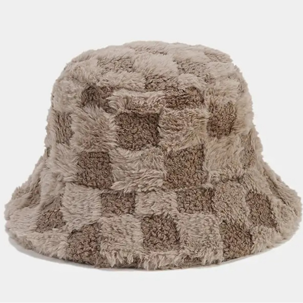 Winter Plaid Bucket Hat (Unisex)